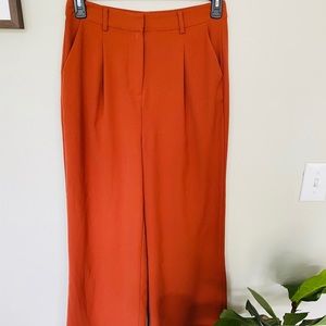 Leith High Waisted Pleated Wide Legs Pants